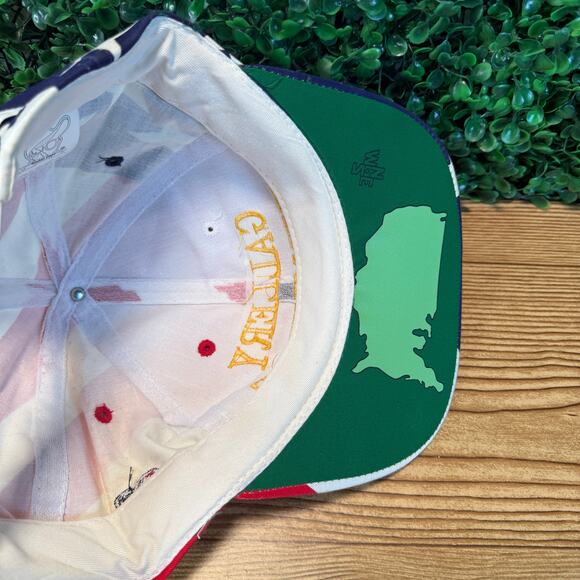 Vintage 1994 Gallery Furniture United States Olympic Hat Cap US Map One Size - Picture 6 of 8